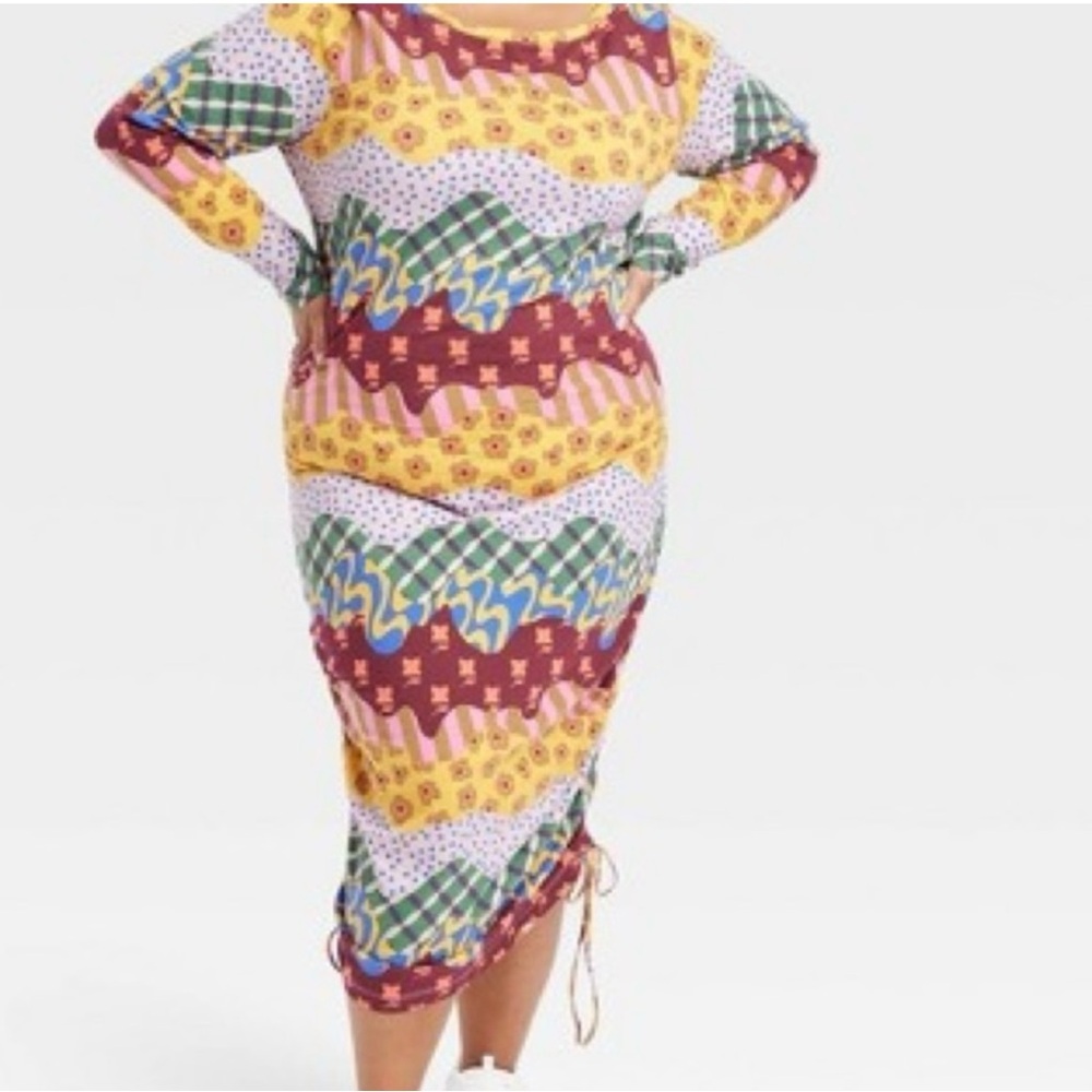 Bodycon Dress Casual Crew‎ Neck also works for maternity